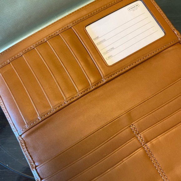 Coach Tan Leather Wallet - Picture 6 of 6
